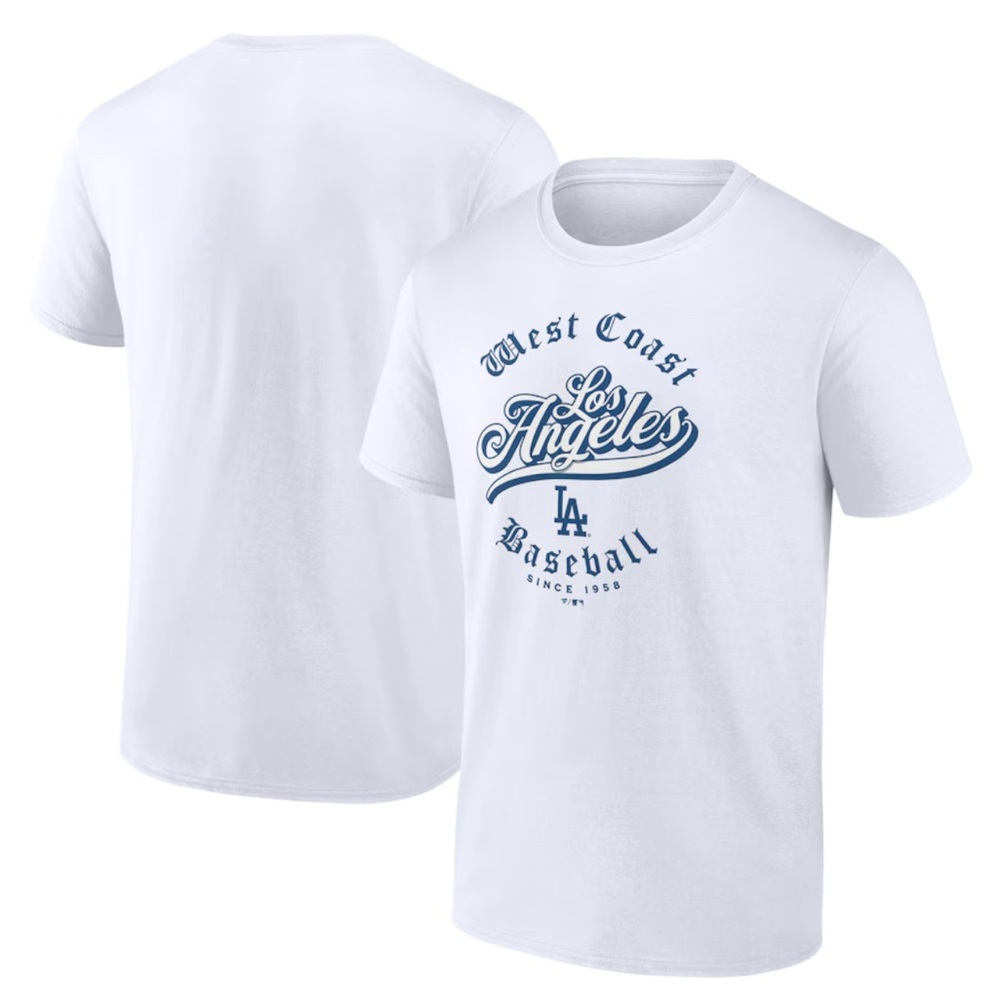 Los Angeles Dodgers West Coast Baseball T-Shirt Men’s Size Large Fanatics Brand